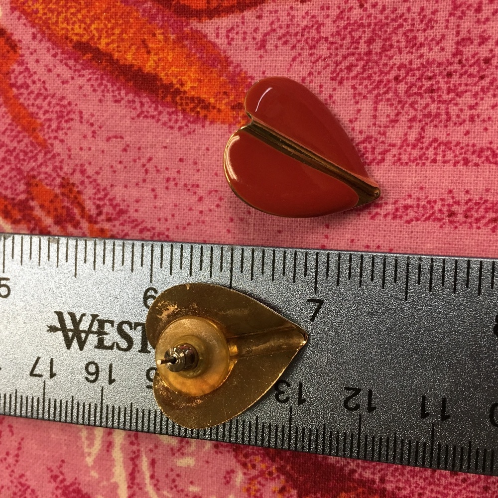 Vintage Heart Earrings Perfect for your Valentine!